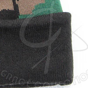 Bonnets confortables pour hommes les plus vendus Bonnets d'hiver à rayures de couleur avec logo personnalisé - Product Image 4