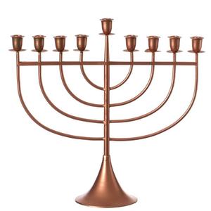 Hanukkah ใหม่สี่เหลี่ยม9แขนทองเหลืองโลหะทองแฮนด์เมดศิลปะสมัยใหม่ที่ไม่ซ้ำกันเป็นมิตรกับสิ่งแวดล้อมที่จับเชิงเทียนปรับแต่งได้ - Product Image 2