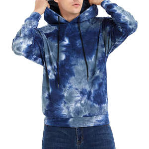 Sudadera con Capucha Tie-Dye para Hombre, Elegante, para Invierno, con Felpa Suave 100% Algodón, Colores Vibrantes, Corte Regular, Transpirable, Estilo Casual Urbano - Product Image 5
