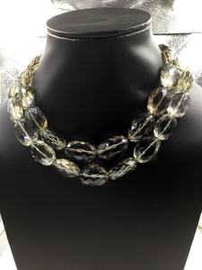 Cuentas Ovaladas de Cuarzo Ahumado Natural, Corte Checker, para la Elaboración de Joyería Fina, Collar de Piedras Preciosas - Product Image 4