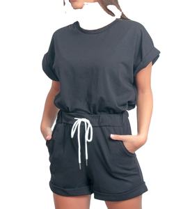 Ensemble deux pièces pour femme : sweat-shirt zippé à manches longues et short en polaire, haut court à manches longues et short - Product Image 2