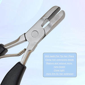 เครื่องมือต่อผมแบบมืออาชีพ สแตนเลสสีเงิน รุ่นขายดีที่สุด พร้อมเครื่องติดตั้งผม 6 มิติ - Product Image 4