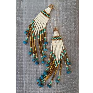 Pendientes ligeros con cuentas de semillas de vidrio para un uso cómodo - Product Image 4