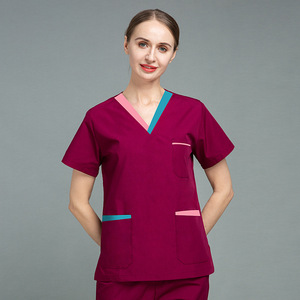 Prezzo all'ingrosso OEM Custom Private Label Stretch scrub alla rinfusa uniforme da infermieristica all'ingrosso uniforme ospedaliera - Product Image 6