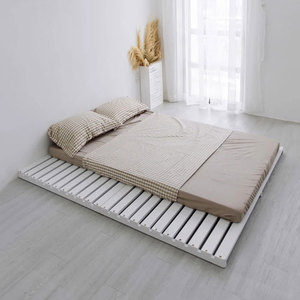 Solid Wood <b>Platform</b> <b>Bed</b> <b>Frame</b> with Storage Extendable Design Multi-Size Options for Modern Bedrooms Home or Hotel Use - Product Image 1