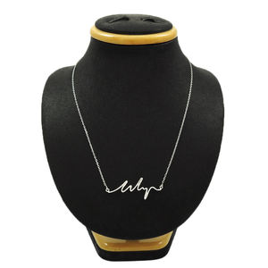 ของขวัญสําหรับพรรคสวมใส่สําหรับสร้อยคอเงินแท้ 925 ของเธอหนึ่งในชนิดการออกแบบที่ได้รับความนิยมล่าสุดซัพพลายเออร์เครื่องประดับแบบกําหนดเองจํานวนมาก - Product Image 3