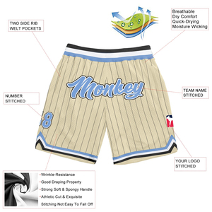 Short de basket-ball Short de basket-ball OEM personnalisé pour hommes Sublimation 100% équipe de basket-ball en maille de polyester deux poches - Product Image 2