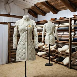 เสื้อแจ็กเก็ตขี่จักรยานแบบโบโฮสำหรับผู้หญิงเสื้อโค้ทขี่ม้ามีปกขนเทียมสำหรับผู้ใหญ่และเด็กผู้หญิงสไตล์กลางแจ้งในฤดูหนาว - Product Image 5