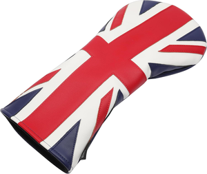 VN-Couvre-chef réglable en cuir PU pour conducteur de golf, motif drapeau, bande élastique, étiquette arrière, protection étanche pour clubs de golf - Product Image 4