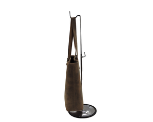 Bolso de mano de piel de búfalo de alta calidad, hecho a mano, personalizado, de grano completo, Vintage, forro de lona, uso diario - Product Image 3