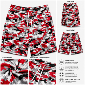 Shorts de Playa para Hombre, Personalizables, Premium, 100% Poliéster Tejido, Secado Rápido, Ligeros, Venta al Por Mayor ODM - Product Image 2