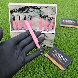 Nuevas mejores pinzas para pestañas, pinzas para pestañas de volumen sostenible de 90 grados, pinzas para extensión de pestañas de embalaje personalizado - Product Image 5