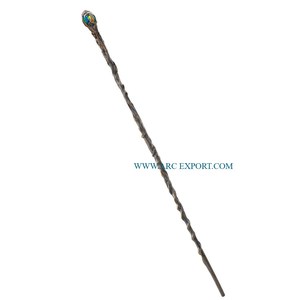 Juego de 3 bastones de lujo de madera y latón hechos a mano, último diseñador, forma personalizada, estándar, nuevo estilo, suministro de bastones para caminar - Product Image 2