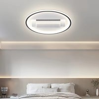 Ventilateur de Plafond Moderne Designer Luxe Décoratif pour Chambre ou Hôtel, Encastré Smart LED avec Télécommande