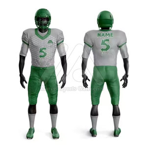 Wholesale Custom Designed American Football Uniform Kit Breathable Quick Dry Short Sleeve 100% Polyester for Adult Men's Teams - Product Image 1
