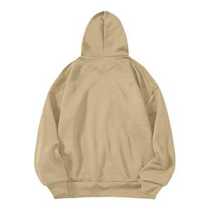 Venta al por mayor de sudaderas con capucha lisas de gran tamaño para mujer OEM logotipo personalizado 470GSM algodón pulóver polar peso pesado Sudadera con capucha fábrica - Product Image 5