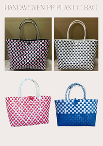 Handwoven PP <b>Plastic</b> Bag / Handmade Bag Made in Vietnam / Ms. Beatrix - Product Image 6