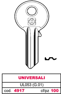 Chiave Asc Ul053 (g.Vab 0) Universale - Product Image 1
