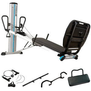 ชุดอุปกรณ์ออกกำลังกายทั้งตัว Total Gym RS Encompass PowerTower Clinical Complete Package สำหรับการฝึกความแข็งแรงด้วยแรงต้านทานที่บ้าน - Product Image 2