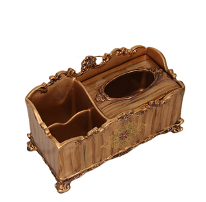 Boîte à mouchoirs en métal artisanal miroir unique Boîte de rangement rectangulaire pour serviettes en acier inoxydable argenté Porte-mouchoirs en métal - Product Image 3