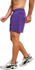 Ropa de calle Vintage de moda de verano para hombre personalizada camisa de pantalones cortos de algodón con bordado de lana de algodón con patrón sólido - Product Image 4