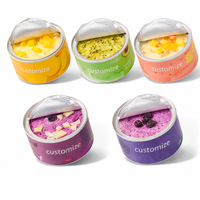Boîte en aluminium personnalisée à ouverture facile pour gâteaux, emballage alimentaire de qualité pour mousses et desserts avec couvercle à languette pour boulangerie OEM