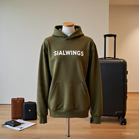 100% algodón viaje sudaderas con capucha sudadera impresión personalizada Logo invierno peso pesado Sudadera con capucha hombres ropa 2025