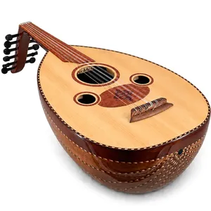 Oud Árabe Profesional de 11 Cuerdas y 6 Vías - Lúdano Oriental Hecho a Mano con Madera de Caoba - Product Image 4
