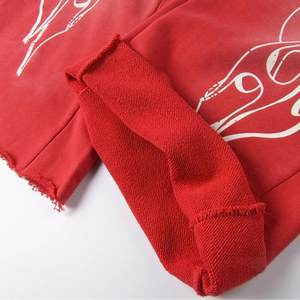 Pantalon évasé tendance pour homme, taille moyenne, style Hip Hop avec logo personnalisé, couleurs unies et motifs - Product Image 5