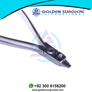 Pince dentaire combinée KIM avec pointe trapézoïdale de coupe, pince à former les fils d'arc, outils orthodontiques pour dentistes, forceps - Product Image 2