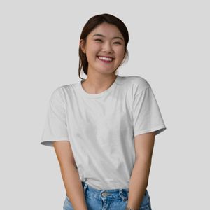 เสื้อยืดผ้าฝ้าย100% สีขาวล้วนพิมพ์ลายแคมเปญการเลือกตั้งแบบกำหนดเอง - Product Image 1