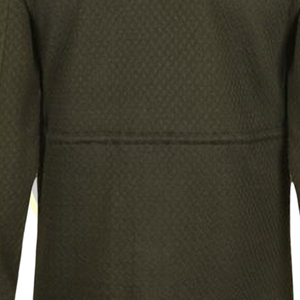 เสื้อโค้ทกันหนาวขนแกะสีเขียวมะกอกของผู้ชายมีกระเป๋าหน้าใส่ลำลองให้ความอบอุ่นมีสไตล์ - Product Image 4