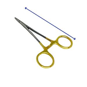 Portaagujas de acero inoxidable de 12,5 cm, instrumentos quirúrgicos con mango de color dorado de Zuol Instruments - Product Image 3