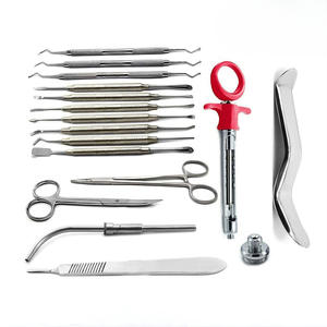 Gracey Cureta Dental Kit de Cirugía Periodontal Implante Quirúrgico Lima Ósea Cuchara Excavadora Acero Inoxidable Instrumentos Dentales CE - Product Image 1
