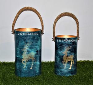 เชิงเทียนและตะเกียงโลหะแบบประหยัดพร้อมสลักดีไซน์ใหม่สำหรับตกแต่งบ้าน - Product Image 6