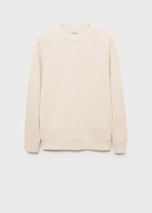 Sweat-shirt surdimensionné à col ras du cou personnalisé en polaire éponge française vierge OEM Sweat-shirt et sweats à capuche de luxe en coton pour hommes - Product Image 6