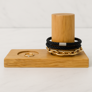 ที่ตั้งเครื่องประดับทำจากไม้ที่เป็นมิตรกับสิ่งแวดล้อม-หรูหราสำหรับกำไลข้อมือและอุปกรณ์เสริม - Product Image 6