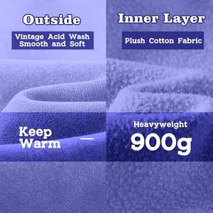 Vente en gros de sweats à capuche unisexes de haute qualité 100% coton sweat-shirt oversize basiques sweat à capuche en coton mélangé motif imprimé - Product Image 3