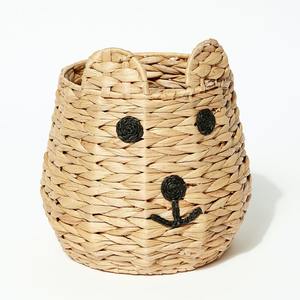 Great price natural water hyacinth animal shape <b>baskets</b> storage <b>basket</b> for kids room organization - Product Image 6