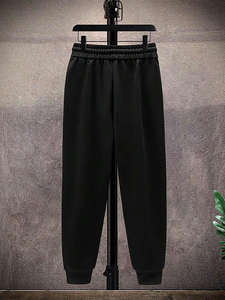 Conjunto de chándal de dos tonos de algodón para hombre nueva moda ropa deportiva con cordón Sudadera con capucha y pantalones de chándal ropa de gimnasio informal sin camiseta - Product Image 4