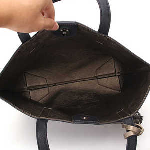 กระเป๋าถือสำหรับทุกเพศกระเป๋าหนังแท้แบบสั่งทำสำหรับผู้หญิงกระเป๋าถือแบบซิปกันขโมยดีไซน์แบบไขว้ด้านหลัง - Product Image 5