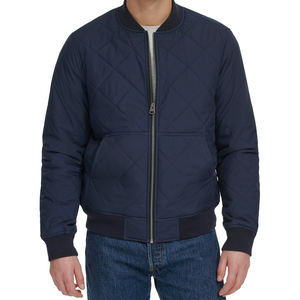 Chaqueta acolchada impermeable de invierno con cuello levantado personalizada de alta calidad para hombre - Product Image 4
