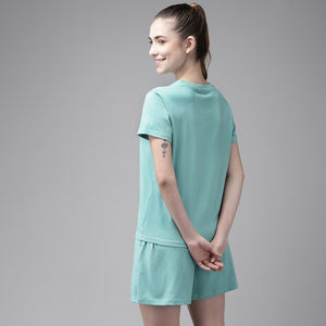 2025 tenues d'été personnalisées vêtements pour femmes ensemble 2 pièces T-shirt ensemble court porter ensemble short à bas prix - Product Image 2