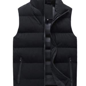 Premium Men Down Vest Winter Warm Chaqueta acolchada OEM ODM Aceptado Suministro al por mayor - Product Image 5