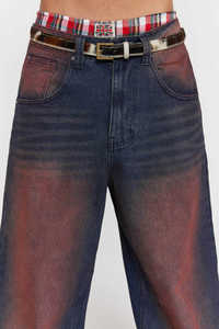 Popular Mens Classic Baggy Denim Jeans Cómodo Durable Perfecto para el uso diario y trajes Casuales - Product Image 6