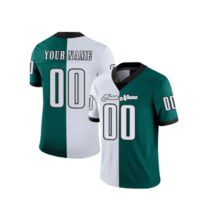 Maillot de football américain personnalisable Nouveau style avec manches courtes respirantes Logo conçu en usine pour l'entraînement des adultes - Product Image 2