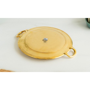 IndianArtVilla Plancha dorada de latón puro con mango estable, 6,8 'pulgadas-Utensilios de cocina para uso doméstico en hoteles y restaurantes - Product Image 4