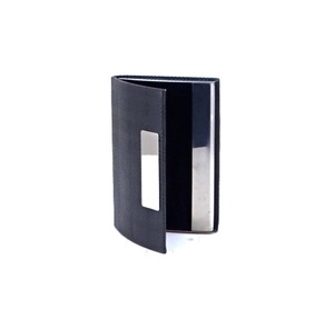 Porte-cartes de visite en cuir fabriqué à la main de bonne qualité Porte-cartes élégant et durable pour une utilisation au bureau disponible au prix d'usine - Product Image 1