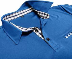 Chemises pour hommes sur mesure en gros, coupe classique confortable, manches courtes, infroissables, respirantes, tissu Oxford 100% coton - Product Image 3