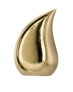 Hermosas urnas de lágrima para cenizas Cremación Funeral Human Memorial Burial Remain Metal Tamaño completo Tapa de tornillo Lágrima impermeable - Product Image 1